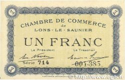 1 Franc FRANCE regionalism and various  1918 JP.074.05var. VF+