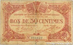 50 Centimes FRANCE regionalism and various Lorient 1915 JP.075.04 G