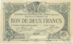 2 Francs FRANCE regionalism and various  1915 JP.075.12var. XF+