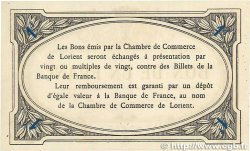 1 Franc FRANCE regionalismo y varios Lorient 1915 JP.075.15 EBC+