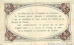 50 Centimes FRANCE regionalismo y varios Lorient 1915 JP.075.17 MBC+