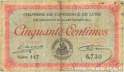 50 Centimes FRANCE regionalismo y varios Lure 1915 JP.076.01 BC