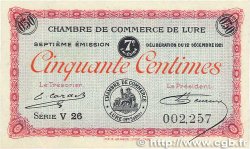 50 Centimes FRANCE Regionalismus und verschiedenen Lure 1921 JP.076.41 VZ
