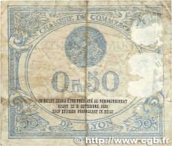 50 Centimes FRANCE regionalismo y varios Lyon 1915 JP.077.03 BC