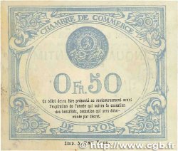 50 Centimes FRANCE regionalism and miscellaneous Lyon 1918 JP.077.16 VF