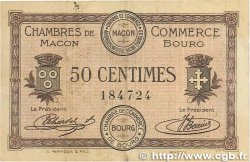 50 Centimes FRANCE Regionalismus und verschiedenen Macon, Bourg 1915 JP.078.01 SS