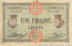 1 Franc FRANCE regionalism and miscellaneous Macon, Bourg 1915 JP.078.03 F