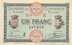 1 Franc FRANCE Regionalismus und verschiedenen Macon, Bourg 1920 JP.078.12 fVZ