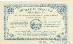 50 Centimes FRANCE regionalismo e varie Marseille 1915 JP.079.45 AU+