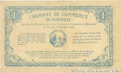 1 Franc FRANCE regionalismo e varie Marseille 1915 JP.079.49 BB