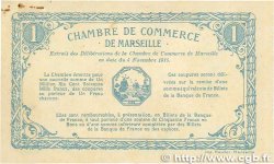 1 Franc FRANCE Regionalismus und verschiedenen Marseille 1915 JP.079.60 fVZ