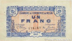 1 Franc FRANCE regionalism and various Melun 1915 JP.080.03 VF