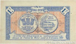 1 Franc FRANCE regionalism and various Melun 1915 JP.080.03 VF