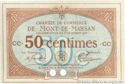50 Centimes FRANCE Regionalismus und verschiedenen Mont-De-Marsan 1914 JP.082.04 VZ+