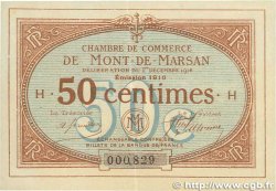 50 Centimes FRANCE Regionalismus und verschiedenen Mont-De-Marsan 1914 JP.082.12 SS