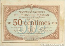 50 Centimes FRANCE regionalism and miscellaneous Mont-De-Marsan 1914 JP.082.14 VF