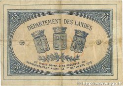 1 Franc FRANCE régionalisme et divers Mont-De-Marsan 1914 JP.082.16 TB