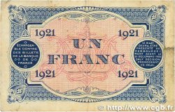 1 Franc FRANCE regionalismo y varios Mont-De-Marsan 1921 JP.082.35 BC