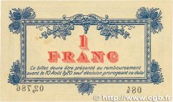 1 Franc FRANCE Regionalismus und verschiedenen Montpellier 1915 JP.085.10 fST