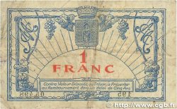 1 Franc FRANCE Regionalismus und verschiedenen Montpellier 1919 JP.085.21 S