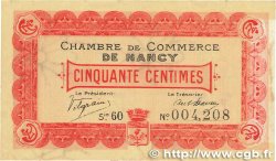 50 Centimes FRANCE regionalism and various Nancy 1917 JP.087.12 XF+