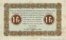 1 Franc FRANCE régionalisme et divers Nancy 1918 JP.087.21 TTB