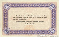 2 Francs FRANCE regionalism and miscellaneous Nancy 1918 JP.087.25 VF+