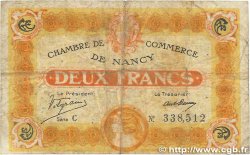 2 Francs FRANCE regionalism and miscellaneous Nancy 1918 JP.087.25 G