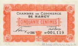 50 Centimes FRANCE regionalism and miscellaneous Nancy 1920 JP.087.38 XF