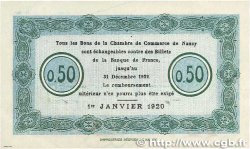50 Centimes FRANCE regionalism and various Nancy 1920 JP.087.38 XF