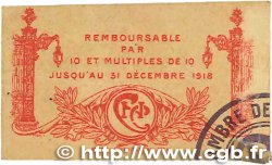 25 Centimes FRANCE regionalism and various Nancy 1918 JP.087.64 VF