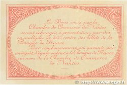 50 Centimes FRANCE Regionalismus und verschiedenen Nantes 1918 JP.088.03 VZ+