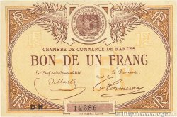 1 Franc FRANCE regionalismo y varios Nantes 1918 JP.088.27 MBC