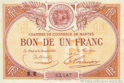 1 Franc FRANCE Regionalismus und verschiedenen Nantes 1918 JP.088.27