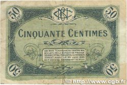 50 Centimes FRANCE regionalismo e varie Nevers 1920 JP.090.16 MB