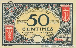 50 Centimes FRANCE Regionalismus und verschiedenen Nice 1917 JP.091.04 VZ+