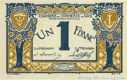 1 Franc FRANCE regionalism and miscellaneous Nice 1917 JP.091.05 VF+