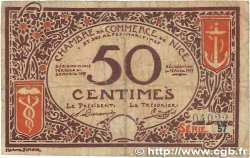 50 Centimes FRANCE regionalismo y varios Nice 1917 JP.091.06 RC