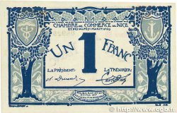 1 Franc FRANCE regionalismo y varios Nice 1917 JP.091.07