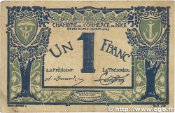 1 Franc FRANCE régionalisme et divers Nice 1917 JP.091.07 TB