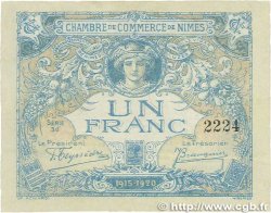1 Franc FRANCE Regionalismus und verschiedenen Nîmes 1915 JP.092.06