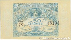 50 Centimes FRANCE Regionalismus und verschiedenen Nîmes 1915 JP.092.10 fVZ