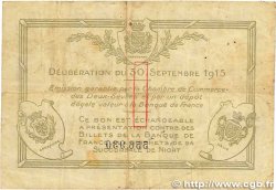 1 Franc FRANCE regionalism and various Niort 1915 JP.093.03 F
