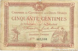 50 Centimes FRANCE regionalism and miscellaneous Niort 1916 JP.093.06 G
