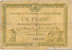 1 Franc FRANCE Regionalismus und verschiedenen Niort 1916 JP.093.08