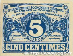 5 Centimes FRANCE regionalism and various Nord et Pas-De-Calais 1918 JP.094.01