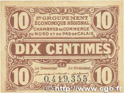 10 Centimes FRANCE Regionalismus und verschiedenen Nord et Pas-De-Calais 1918 JP.094.02 SS