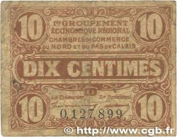 10 Centimes FRANCE regionalism and various Nord et Pas-De-Calais 1918 JP.094.02