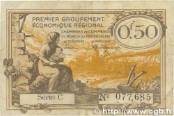 50 Centimes FRANCE regionalismo y varios Nord et Pas-De-Calais 1918 JP.094.04 MBC