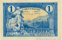 1 Franc FRANCE Regionalismus und verschiedenen Nord et Pas-De-Calais 1918 JP.094.05 fVZ